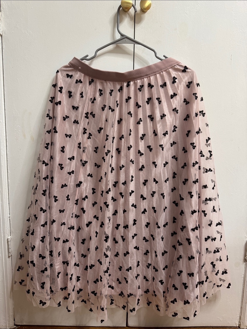 Dusty Pink Butterfly Tulle Midi Skirt Coquette Balletcore